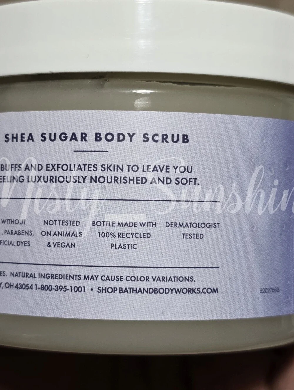 Bath & Body Works Lavender + Vanilla Sugar Body Scrub New RARE